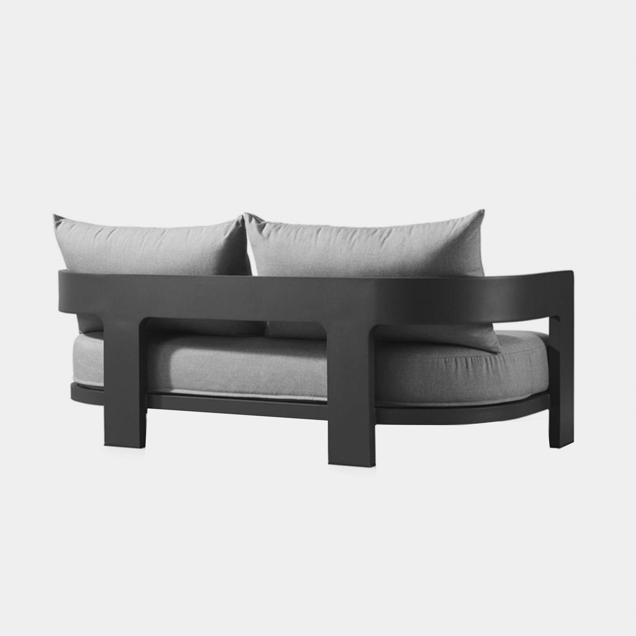 Harbour Victoria 2 Seat Sofa - Aluminum Asteroid, Siesta Indigo