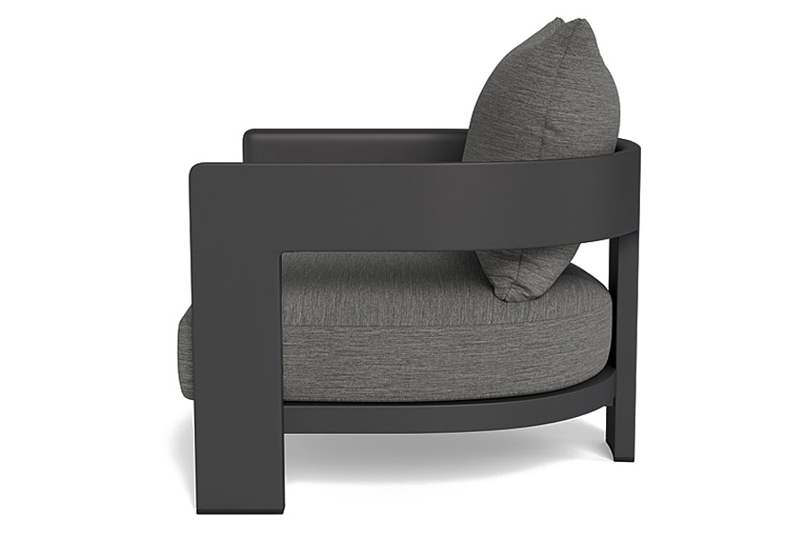 Harbour™ Victoria Lounge Chair - Aluminum Asteroid, Lisos Grafito