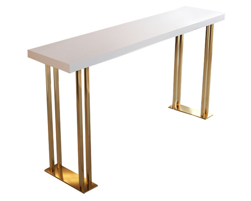 HMR Hover Modern 63" Rectangle Bar Table - White