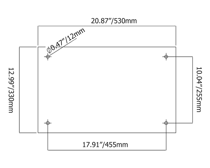 HMR Wall Mounted Waterfall Rain Standard Shower System with 3 Body Sprays - Matte Black