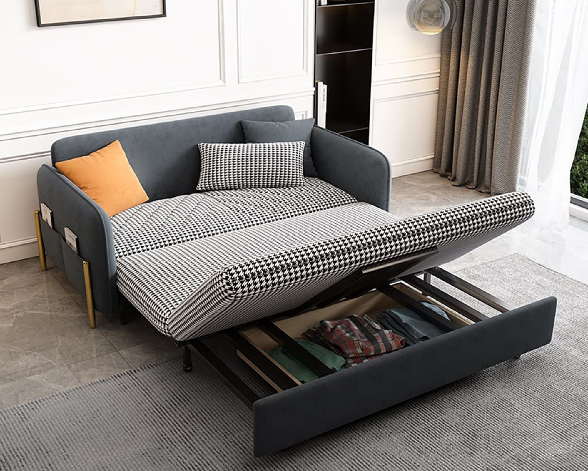 HMR King 3-Seater Sleeper Sofa