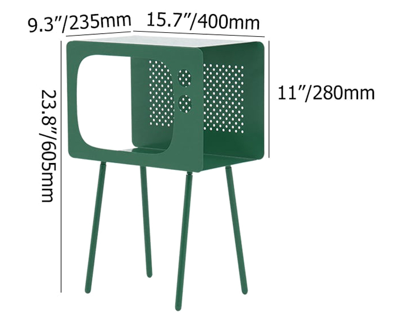 HMR Stert Series Modern End Table - Fresh Green