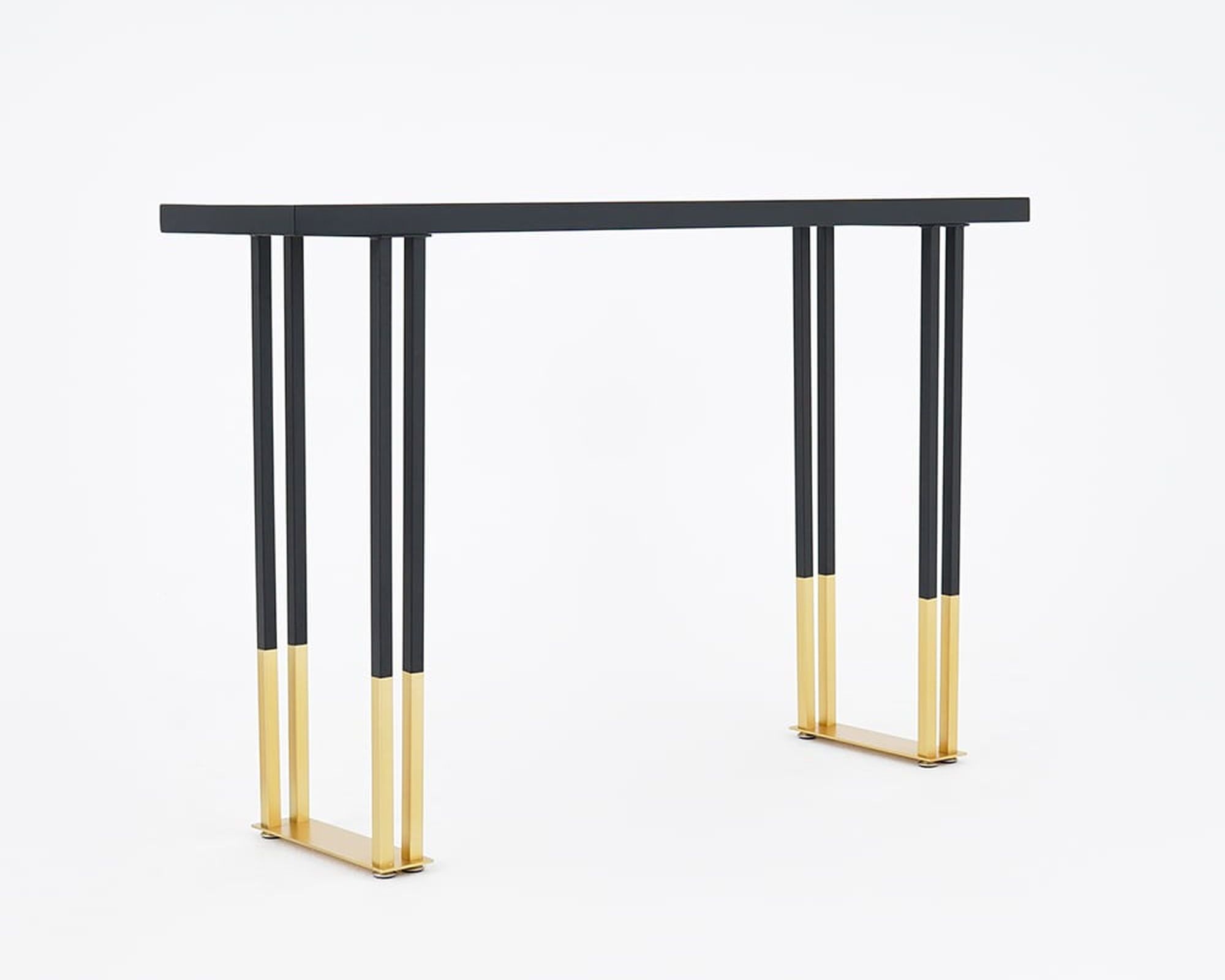 HMR Hover Modern 63" Rectangle Bar Table - Gold