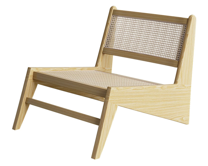 HMR Lounge Accent Chair - Natural, Rattan