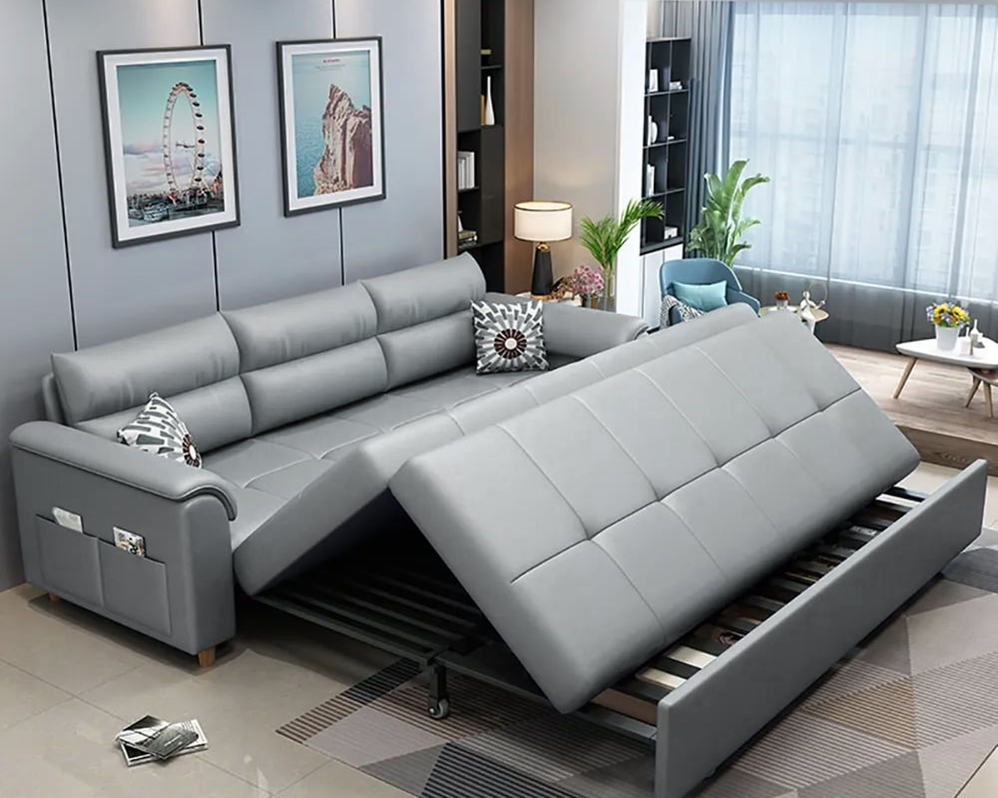 HMR Queen 2-Seater Sleeper Sofa