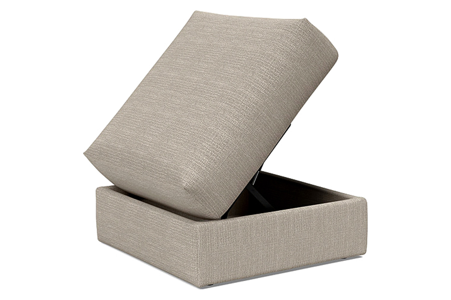 Innovation Living Cornila Ottoman - 579 Kenya Gravel