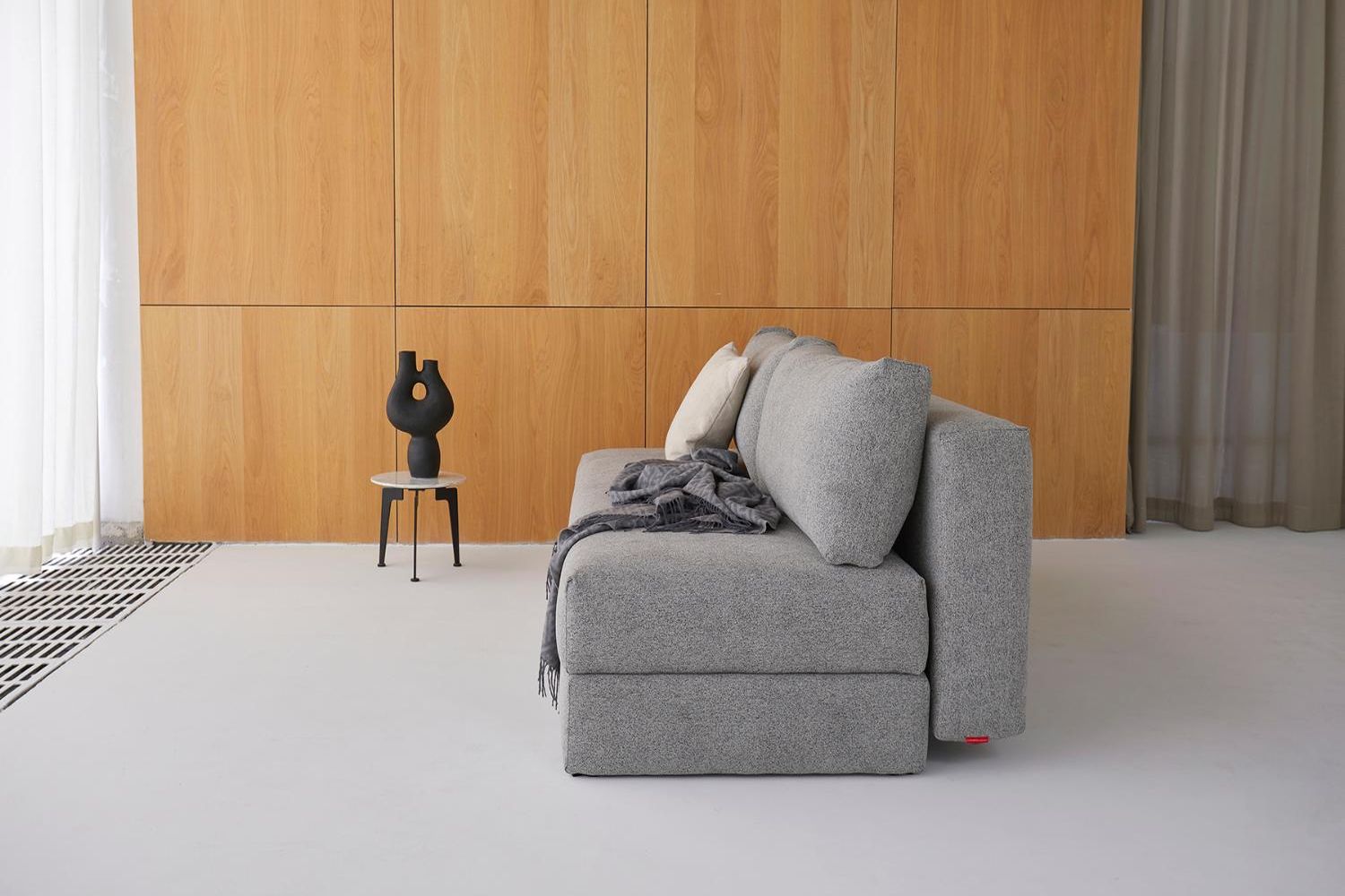 Innovation Living Osvald Sofa Bed - 534 Bouclé Black Raven