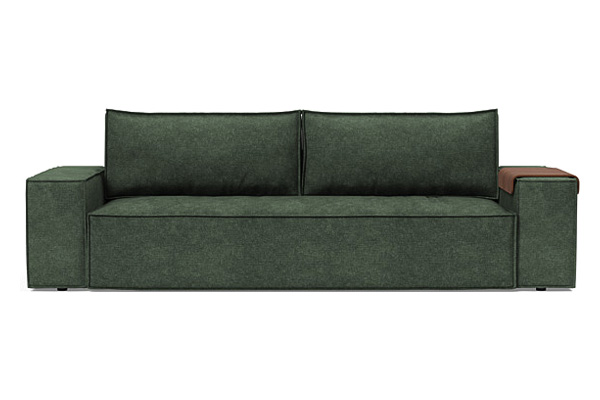 Innovation Living Newilla Sofa Bed with Wide Arms - 281 Avella Pine Green