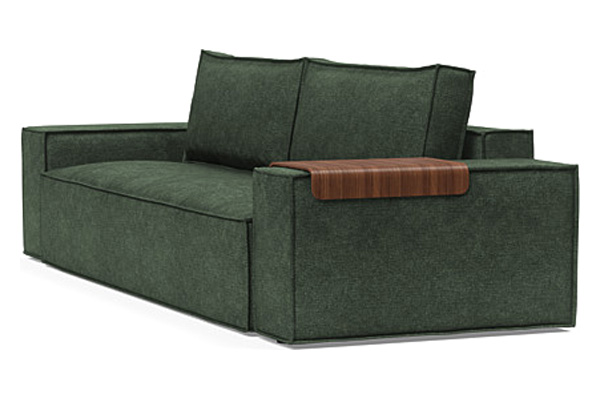 Innovation Living Newilla Sofa Bed with Wide Arms - 281 Avella Pine Green