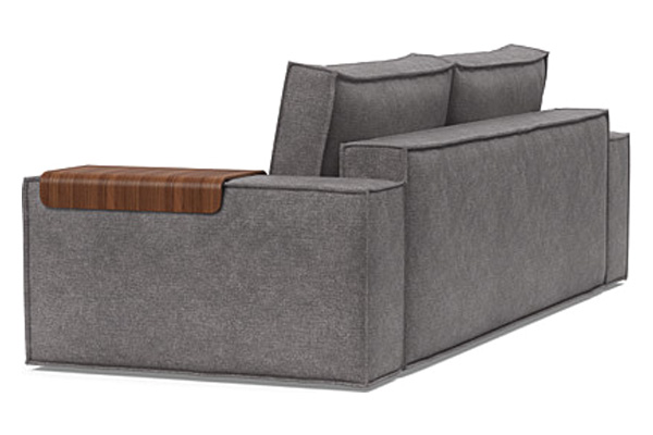 Innovation Living Newilla Sofa Bed with Wide Arms - 282 Avella Warm Grey