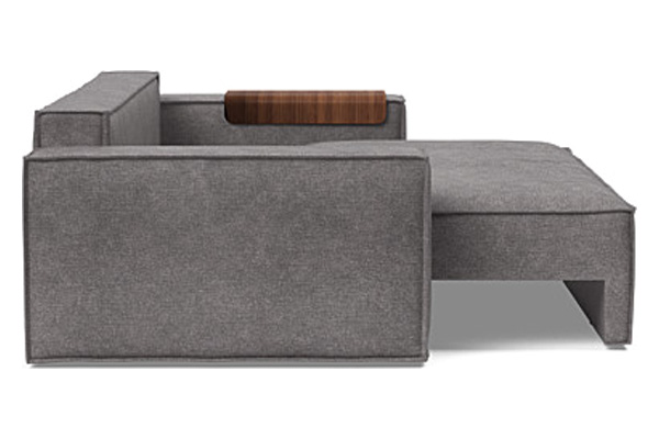 Innovation Living Newilla Sofa Bed with Wide Arms - 282 Avella Warm Grey