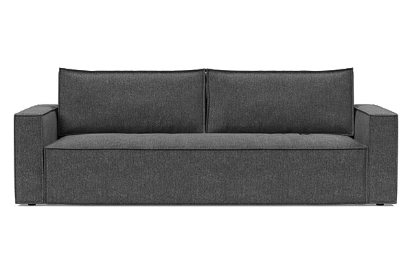 Innovation Living Newilla Sofa Bed with Standard Arms - 350 Taura Deep Grey