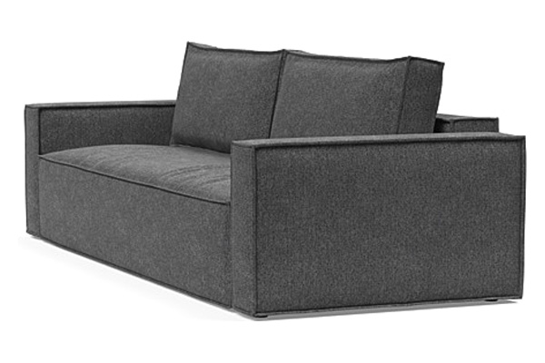 Innovation Living Newilla Sofa Bed with Standard Arms - 350 Taura Deep Grey