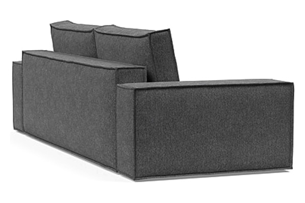 Innovation Living Newilla Sofa Bed with Wide Arms - 350 Taura Deep Grey