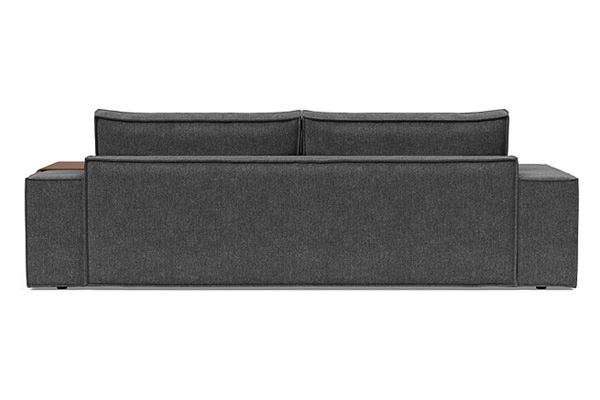 Innovation Living Newilla Sofa Bed with Wide Arms - 350 Taura Deep Grey