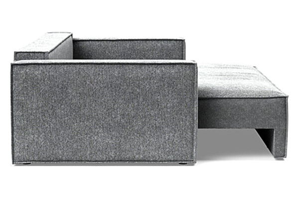 Innovation Living Newilla Sofa Bed with Standard Arms - 351 Taura Slate Grey