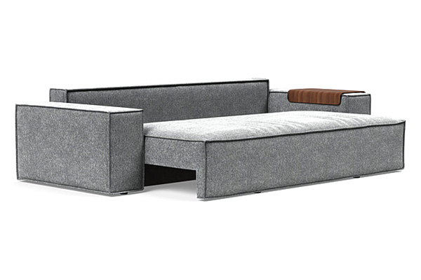 Innovation Living Newilla Sofa Bed with Wide Arms - 351 Taura Slate Grey