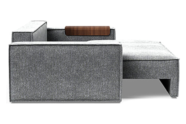 Innovation Living Newilla Sofa Bed with Wide Arms - 351 Taura Slate Grey