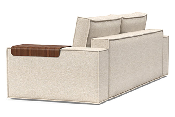 Innovation Living Newilla Sofa Bed with Wide Arms - 365 Hailfax Shell