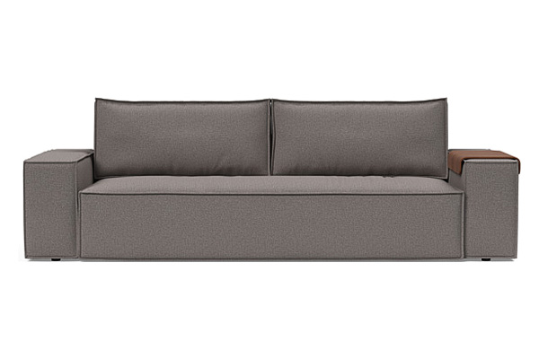 Innovation Living Newilla Sofa Bed with Wide Arms - 521 Mixed Dance Grey