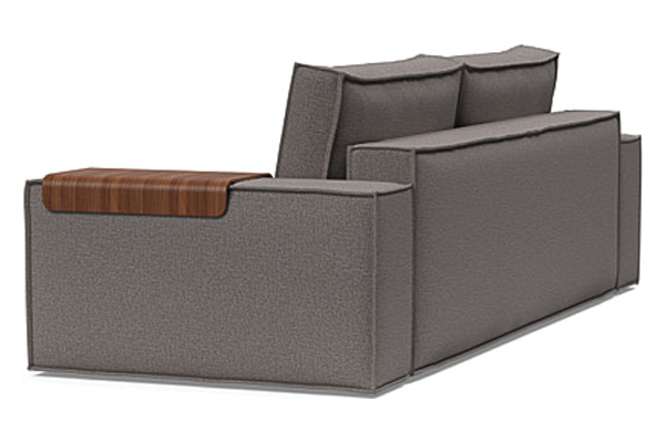 Innovation Living Newilla Sofa Bed with Wide Arms - 521 Mixed Dance Grey