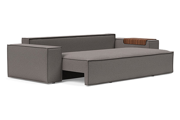 Innovation Living Newilla Sofa Bed with Wide Arms - 521 Mixed Dance Grey