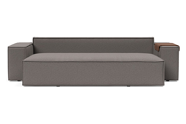 Innovation Living Newilla Sofa Bed with Wide Arms - 521 Mixed Dance Grey