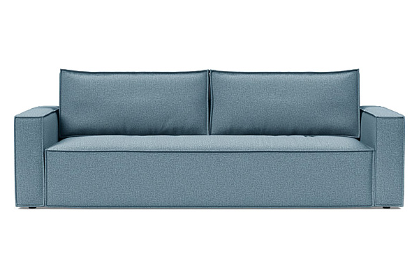 Innovation Living Newilla Sofa Bed with Standard Arms - 525 Mixed Dance Light Blue