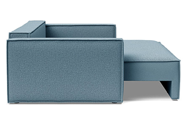 Innovation Living Newilla Sofa Bed with Standard Arms - 525 Mixed Dance Light Blue