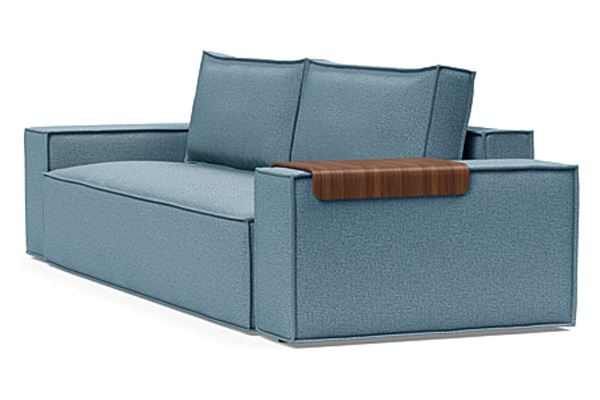 Innovation Living Newilla Sofa Bed with Wide Arms - 525 Mixed Dance Light Blue