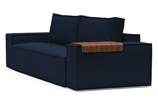 Innovation Living Newilla Sofa Bed with Wide Arms - 528 Mixed Dance Blue