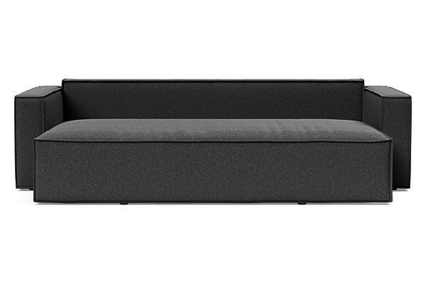 Innovation Living Newilla Sofa Bed with Standard Arms - 529 Bouclé Charcoal