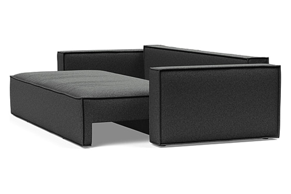 Innovation Living Newilla Sofa Bed with Standard Arms - 529 Bouclé Charcoal