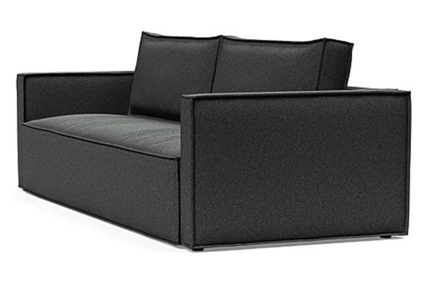 Innovation Living Newilla Sofa Bed with Slim Arms - 529 Bouclé Charcoal