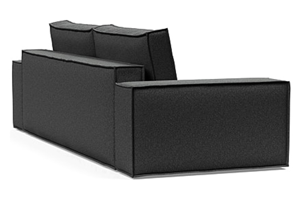 Innovation Living Newilla Sofa Bed with Wide Arms - 529 Bouclé Charcoal