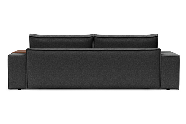 Innovation Living Newilla Sofa Bed with Wide Arms - 529 Bouclé Charcoal