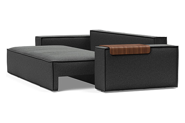 Innovation Living Newilla Sofa Bed with Wide Arms - 529 Bouclé Charcoal