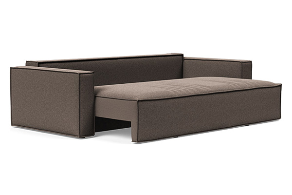 Innovation Living Newilla Sofa Bed with Standard Arms - 530 Bouclé Taupe