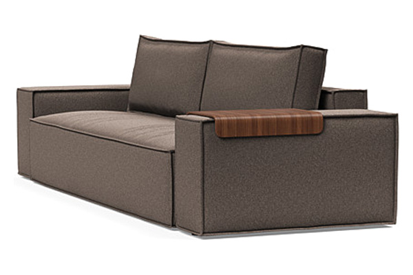 Innovation Living Newilla Sofa Bed with Wide Arms - 530 Bouclé Taupe