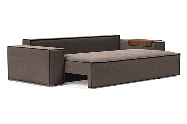 Innovation Living Newilla Sofa Bed with Wide Arms - 530 Bouclé Taupe