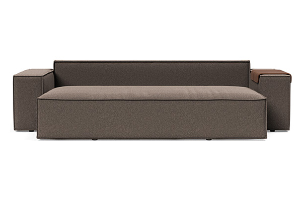 Innovation Living Newilla Sofa Bed with Wide Arms - 530 Bouclé Taupe