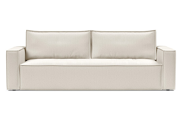 Innovation Living Newilla Sofa Bed with Standard Arms - 531 Bouclé Off White