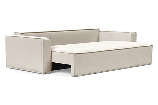 Innovation Living Newilla Sofa Bed with Standard Arms - 531 Bouclé Off White