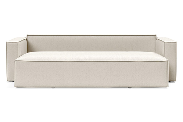 Innovation Living Newilla Sofa Bed with Standard Arms - 531 Bouclé Off White