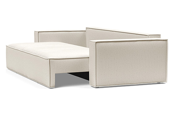 Innovation Living Newilla Sofa Bed with Standard Arms - 531 Bouclé Off White