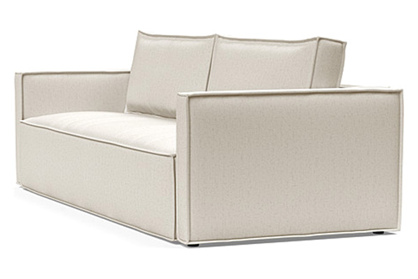 Innovation Living Newilla Sofa Bed with Slim Arms - 531 Bouclé Off White