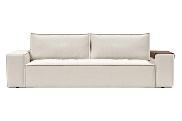 Innovation Living Newilla Sofa Bed with Wide Arms - 531 Bouclé Off White