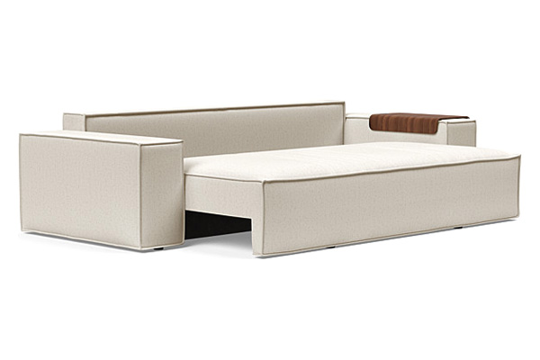 Innovation Living Newilla Sofa Bed with Wide Arms - 531 Bouclé Off White