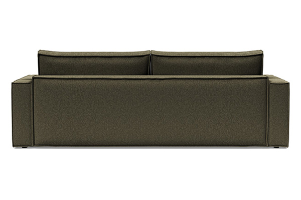 Innovation Living Newilla Sofa Bed with Standard Arms - 535 Bouclé Forest Green