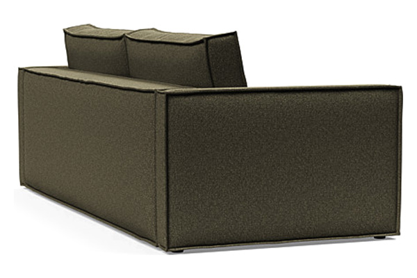 Innovation Living Newilla Sofa Bed with Slim Arms - 535 Bouclé Forest Green